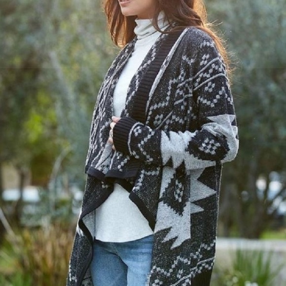 NWT Karen Kane Open Front Cardigan Sweater - Picture 4 of 8